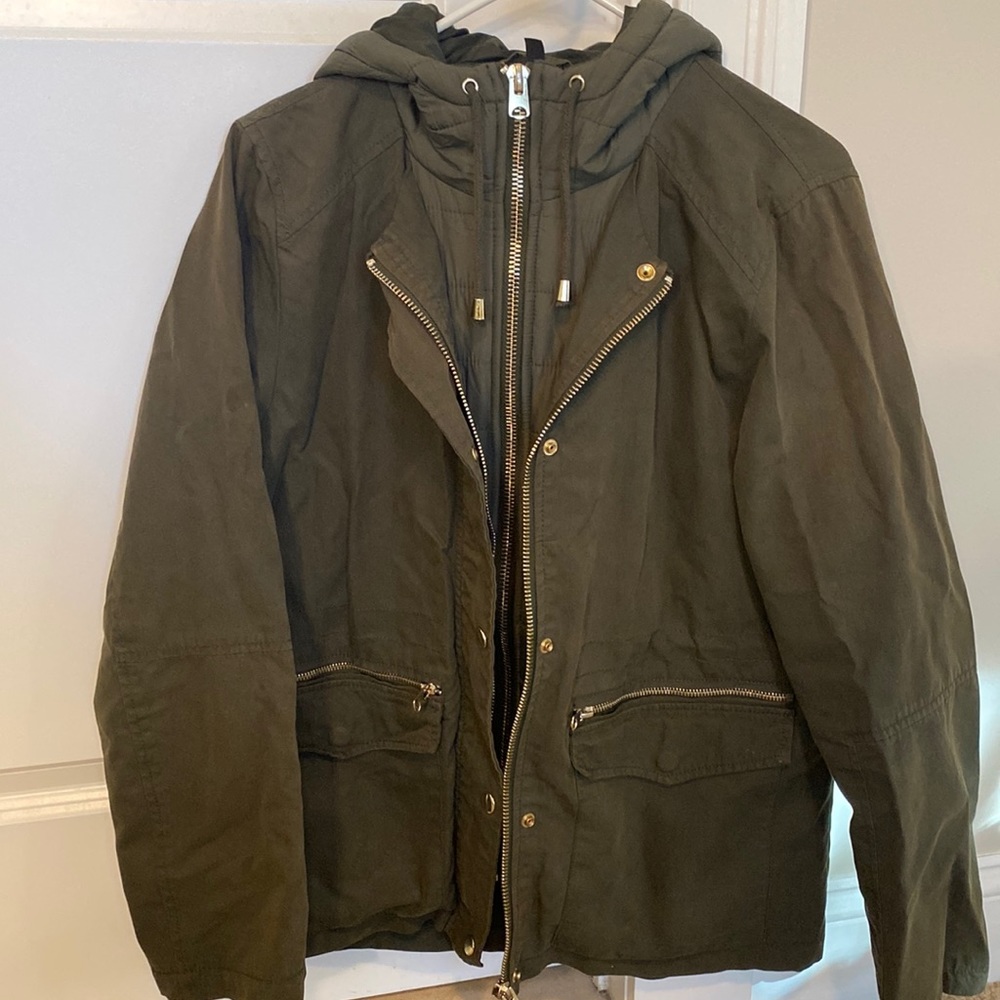 Top Shop Green Cargo Jacket